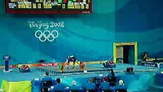 2008 Beijing Olympic Lifting Belarus 197kg snatch