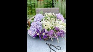 How to Gather and Cut Garden Flowers - Sandra Sigman with Secrets of a Hostess Magazine Vertical