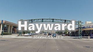 Driving in Downtown Hayward, California - 4K60fps