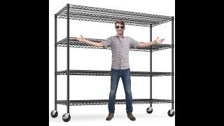 Top 5 Reasons Why REIBII’s 75.6" Metal Shelving Unit is a Game-Changer for Garage Storage!#roomtour