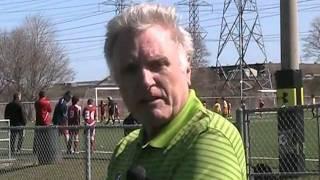 Dave Ryan at Pickering Soccer Opening