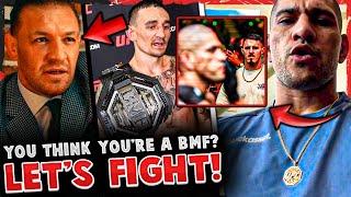 Alex Pereira REACTS to Tom Aspinall's MESSAGE! Conor McGregor RESPONDS to Max Holloway! UFC 300