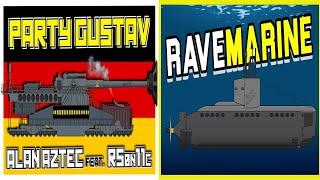 Alan Aztec - Party Gustav (feat. R5on11c) Mix with Ravemarine [60FPS]