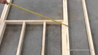 How To Frame a Window and Door Opening