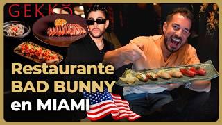 ME ARRUINO en el RESTAURANTE de BAD BUNNY en MIAMI - POSTUREO???