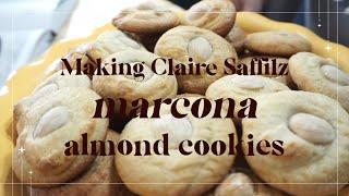 Trying Claire Saffitz Marcona Almond Cookies Recipe from the Dessert Person Cookbook