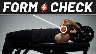 Get Bigger Triceps with Skull Crushers | Form Check | Men’s Health