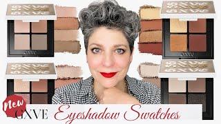 SWATCHES GXVE BY GWEN STEFANI - 4 EYESHADOW QUADS  MULTIDIMENSIONAL PALETTES!