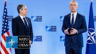 NATO Secretary General with  US Secretary of State Antony J. Blinken, 04 APR 2023