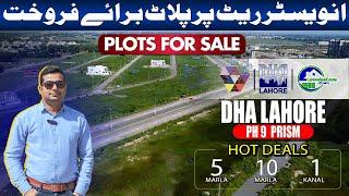 DHA Lahore Phase 9 Prism Plots for Sale | Best Locations & Affordable Rates!