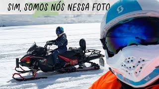 VLOG ISLÂNDIA: PILOTAS DE SNOWMOBILE NA GELEIRA • Karol Pinheiro e Maqui Nóbrega