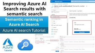 Improve Search Results Using Semantic Ranking In Azure Ai | Harness The Power Of Semantic Search