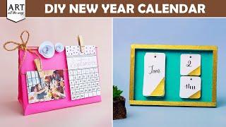 DIY Calendar | New Year Craft | Desk Decor Ideas | Easy Home Decor | Desk Decor | @VENTUNOART