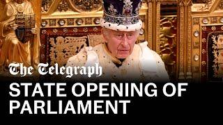 In full: King's speech at State Opening of Parliament