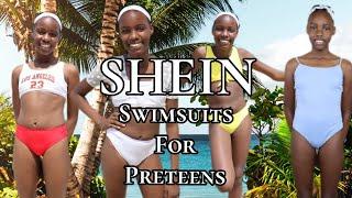 Shein Swimsuit/Bikini Try-on Haul and review for Preteens 2022