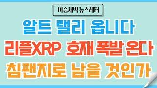 [정규#165] 리플XRP 지금 못산 대중 만원 넘어갈 때 들어올 것 #비트코인 #리플 #코인 #코인전망 #도지코인