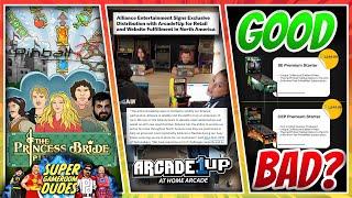 Arcade1Up Business News, AtGames Good or Bad? Pinball FX, New Wave Toys, Quarter Arcades & More!