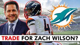 JUICY Dolphins Rumors: Miami Should Trade For Zach Wilson per Adam Schefter!