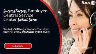 SuccessFactors Employee Central Service Center