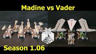 Star Wars Armada "Speed vs Firepower" Madine vs Vader - ION Radio Battle Report