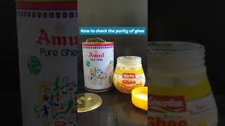 what is this in Ghee l How to check purity of Ghee l which is the pure Ghee l which-best market ghee