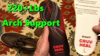 CRUV HEAL Pro Arch Support Shoe Insoles for Multiple Applications/Activities -Plantar Fasciitis