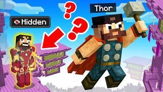 SUPER HERO Hide and Seek in Minecraft (A Classic)