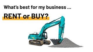 Rent or Buy Heavy Machinery? Find out which is best for your business