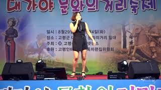 가수 최경주   하니하니  - 대가야 문화의거리 축제 초대가수