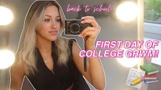 first day of college grwm! uk 2022