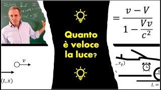 F16 - Il paradosso della velocità (costante) della luce