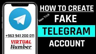 How to create fake telegram account l Telegram Fake Account Kaise Banaye | Telegram Fake Account