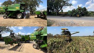 Sorghum harvested ਜੁਆਰ ਦੀ ਵਾਢੀ ਵਾਸਤੇ ਕੀਤੀ ਕੰਬਾਈਨ ਤਿਆਰ ਕੀਤੀ ਜੁਆਰ ਦੀ ਵਾਢੀ​⁠​⁠​⁠@pinderprince