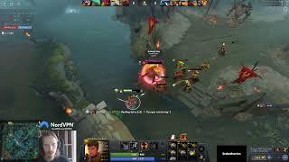 "Stay Down Bro!" Topson after outplayed NothingToSay at midlane
