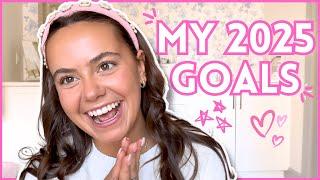 MY 2025 VISION BOARD / GOALS (grwm + manifest)