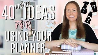 40 Ideas for How to Use Your Planner | Happy Planner