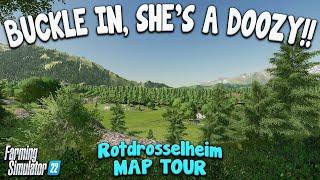 ‘PACKED’ NEW MOD MAP! “Rotdrosselheim” MAP TOUR! | Farming Simulator 22 (Review) PS5.