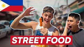 First Time Trying Filipino Street Food at Quiapo Market 