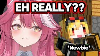 Raora is surprised by this Kaela Minecraft fact!!!