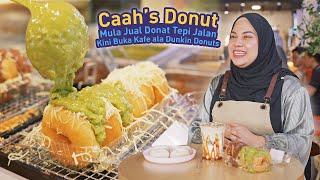 Donat Pelbagai Perisa Dibuat Segar Di Hadapan Pelanggan | Caah's Donut