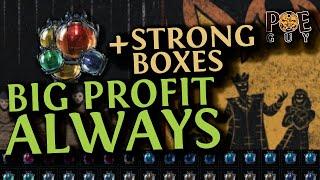 PoE 3.24 - CHEAP ALLFLAMES + STRONGBOXES = ALWAYS PROFITABLE // STOP SELLING THEM TO OTHERS
