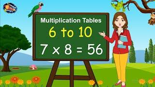 Times Tables | Tables of 6-10 | Multiplication Tables | पहाड़ा | Learning Booster | Maths Tables