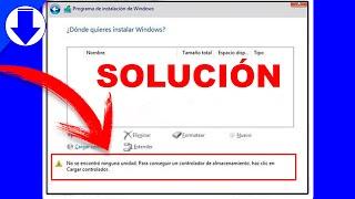  NO SE ENCONTRO NINGUNA UNIDAD, CONSEGUIR CONTROLADOR WINDOWS -  SOLUCIÓN 