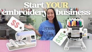 How to start your embroidery business from home in 2024