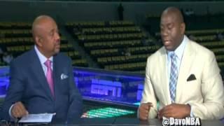 Magic Johnson discusses Isiah kiss and Riley's reaction