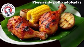 Piernas de pollo adobadas/ Recetas Cocinemosjuntos