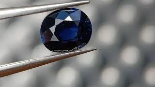 Vivid Royal Blue Sapphire Ceylon Natural Unheated 1.25ct