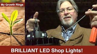 100Watt 14,000 Lumen HYPERLITE high bay lights: LED Shop Lighting that even Manfred Mann would Love!