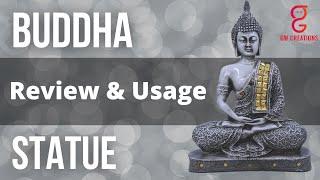 GW Creations Presents Beautifull Buddha statue - Review and usage | Home Decor Items | Perfect Gift