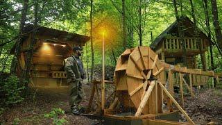I Got Power From the Stream Near My Log House